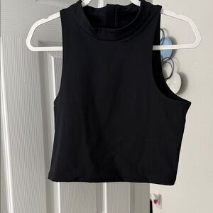 Girlfriend Collective Black Crop Top